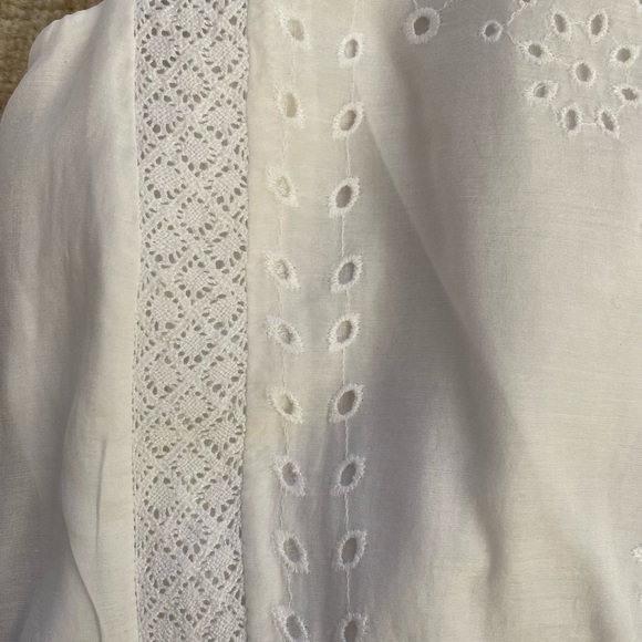 J Crew Cotton Sleeveless Top, White, Size 0. NWOT - Picture 4 of 10